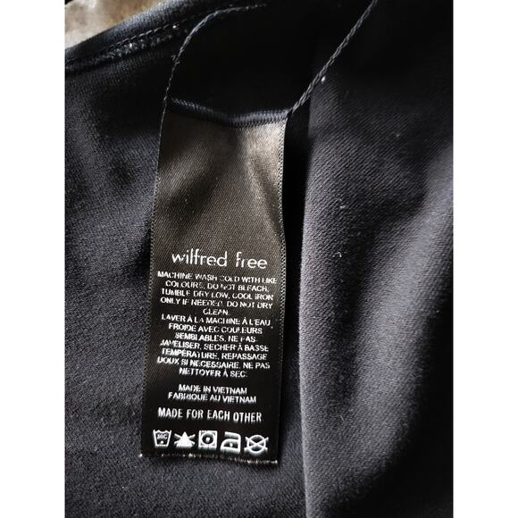 Aritzia Wilfred Women's Black Divinity Kick Flare Jumpsuit Size XS - Picture 15 of 16